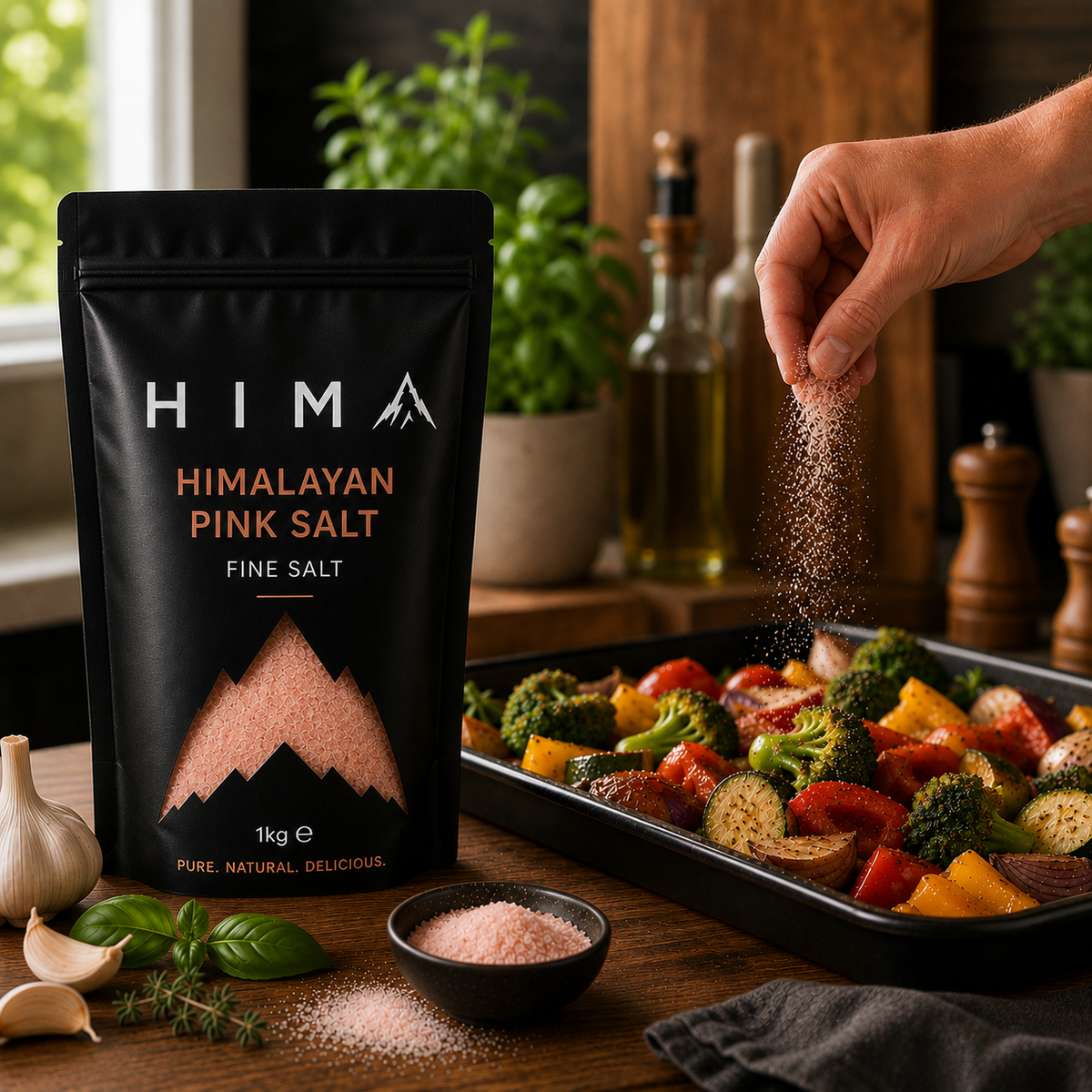 Fine Himalayan Pink Salt Pouch (500g/1kg)