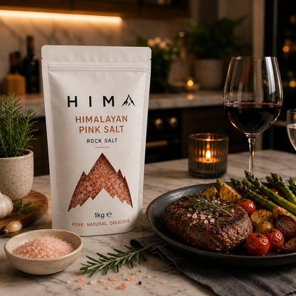 Coarse Rock Himalayan Pink Salt Pouch (500g/1kg)